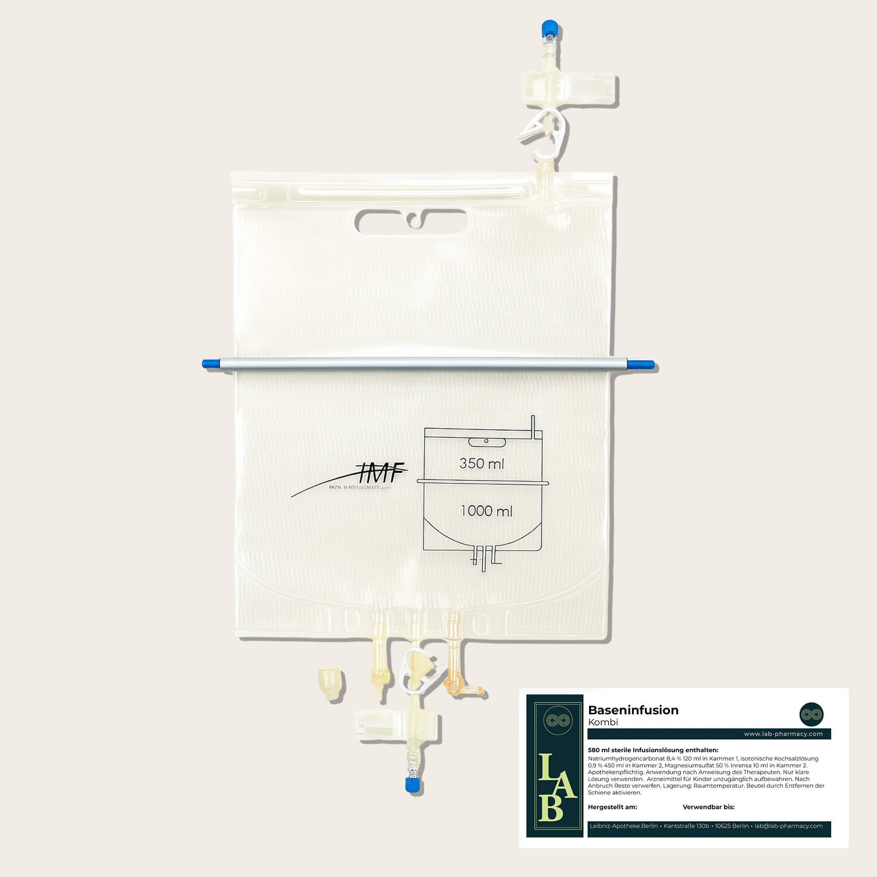 Baseninfusion mit Magnesium