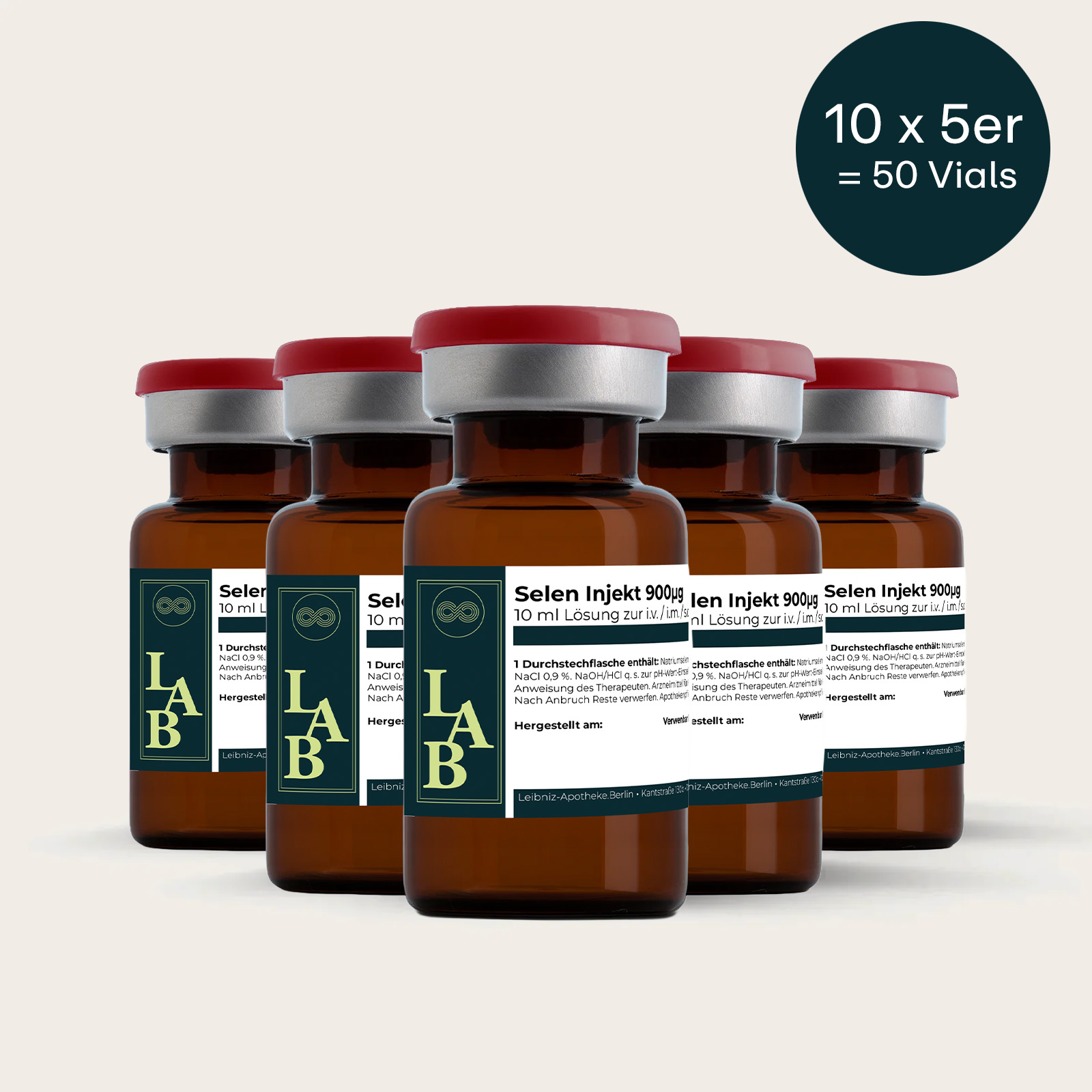 Selen Injekt 900µg, 10 x 5er