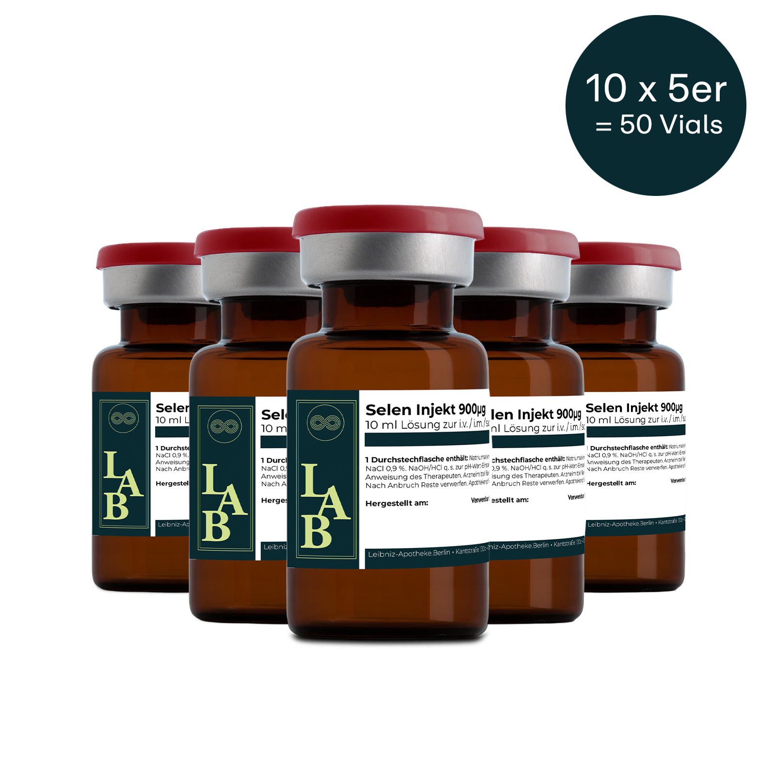 Selen Injekt 900µg, 10 x 5er