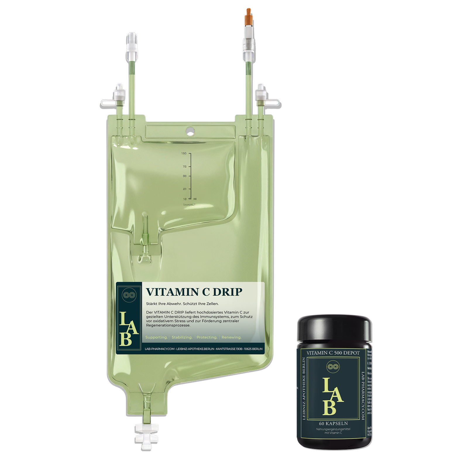 VITAMIN C DRIP + VITAMIN C 500 DEPOT – 30-Tage-Kur